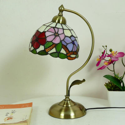 Mediterranean Sea Tiffany Table Lamp, Reading Light, Living Room Light