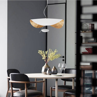 Metal Hat Pendant Light, Postmodernism Living Room Light, Bedroom Light