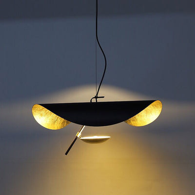 Metal Hat Pendant Light, Postmodernism Living Room Light, Bedroom Light