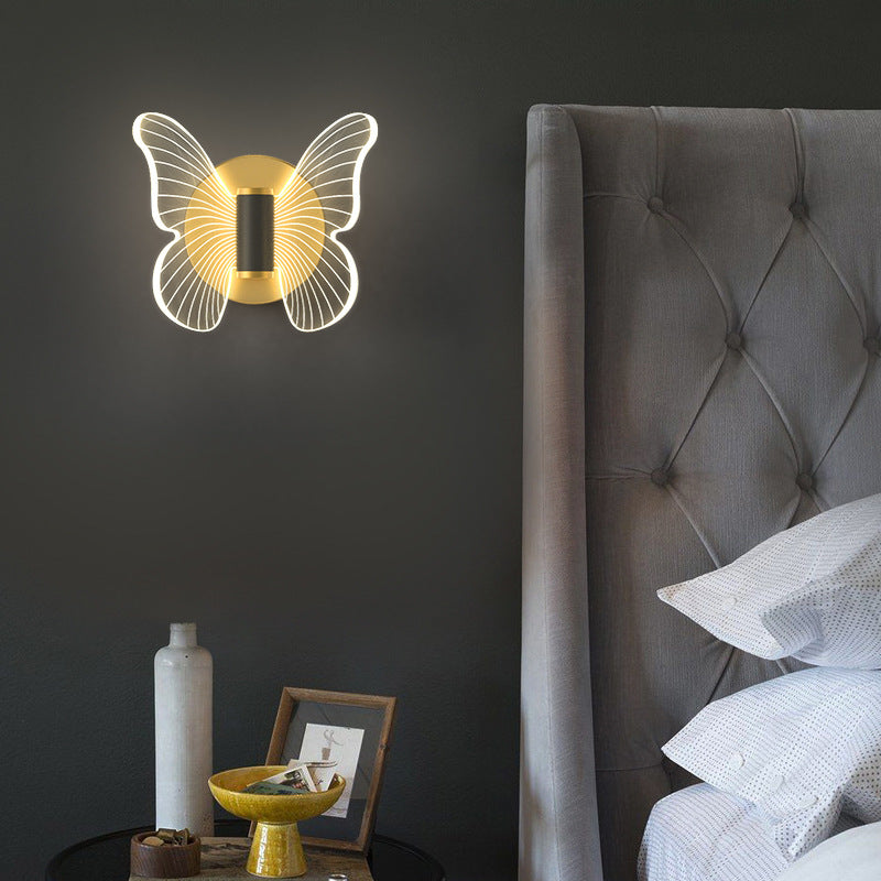 Modern Butterfly Wall Light, Wall Light for Bedroom