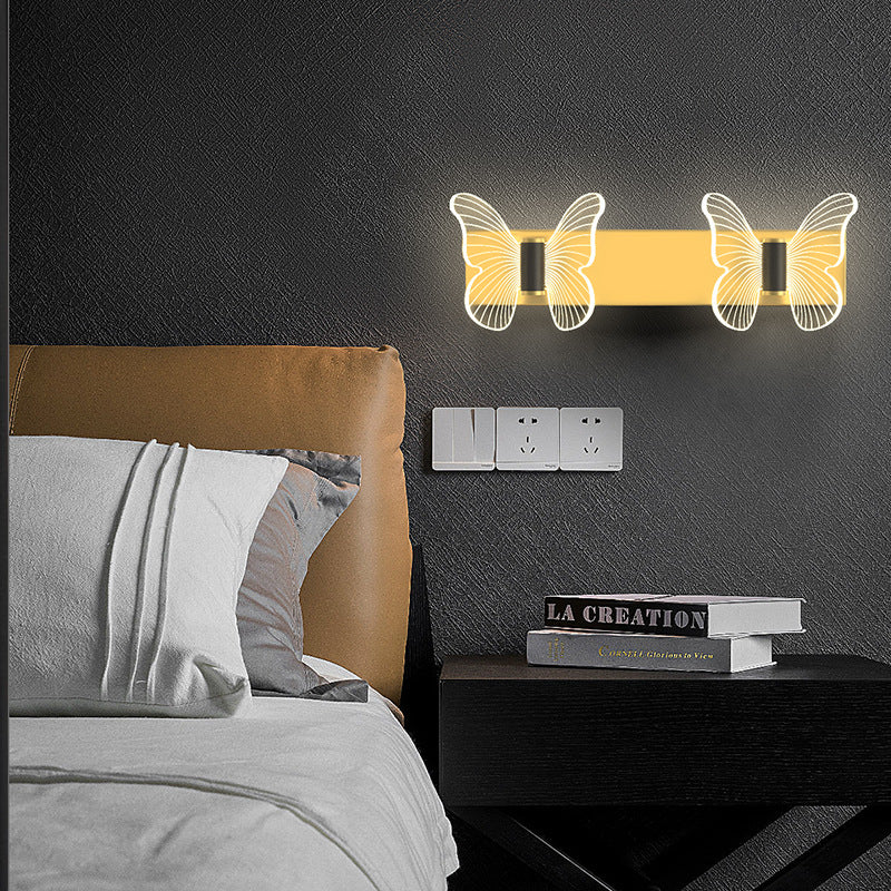 Modern Butterfly Wall Light, Wall Light for Bedroom