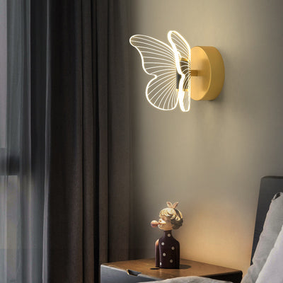 Modern Butterfly Wall Light, Wall Light for Bedroom