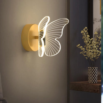 Modern Butterfly Wall Light, Wall Light for Bedroom