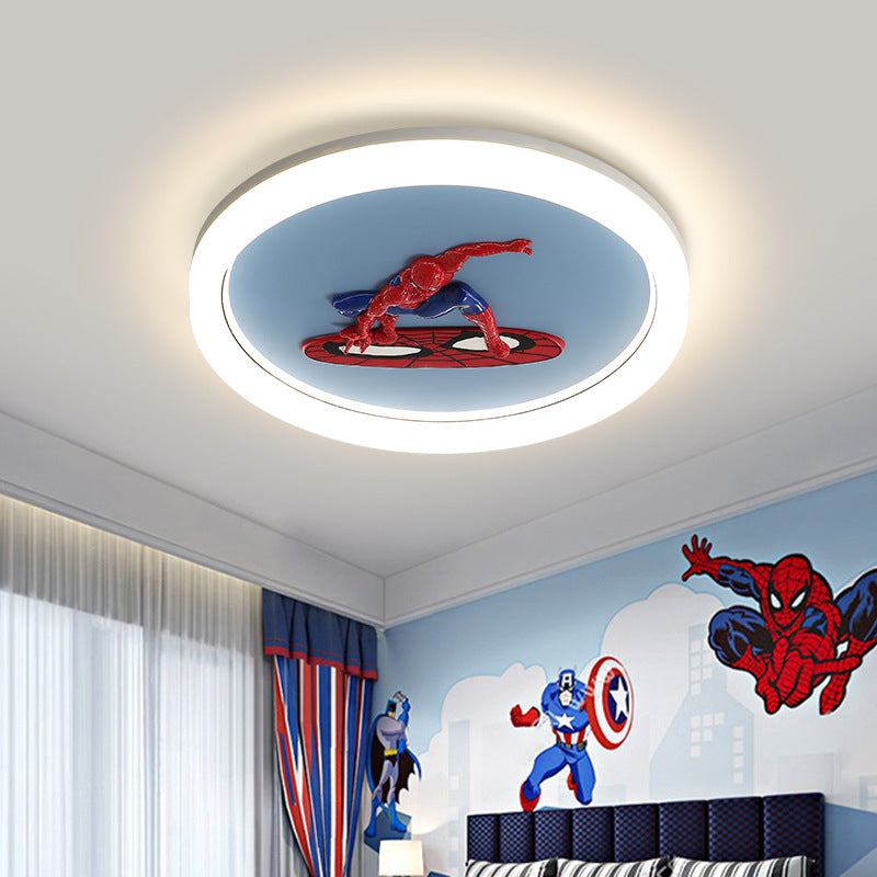 Modern Cartoon Character Ceiling Light, Flush Mount Ceiling Fixture, Bedroom Ceiling Light