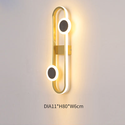 Modern Copper Wall Light, Wall Light for Bedroom