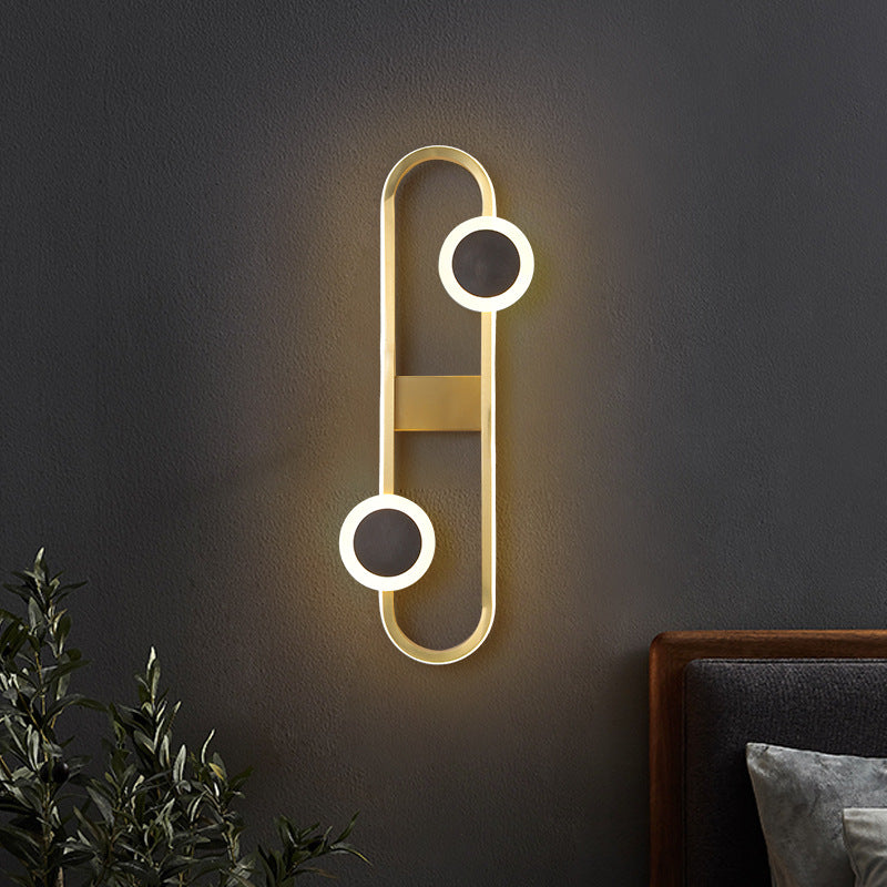 Modern Copper Wall Light, Wall Light for Bedroom