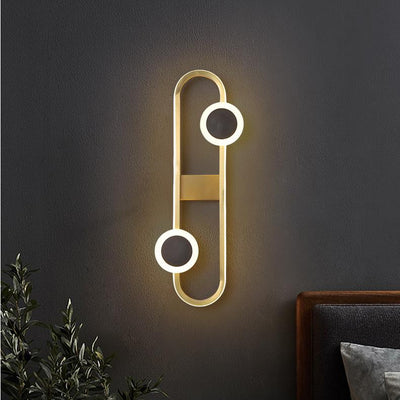 Modern Copper Wall Light, Wall Light for Bedroom