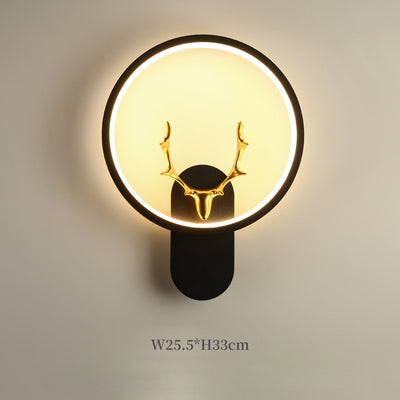 Modern Deer Wall Light, Wall Light for Bedroom