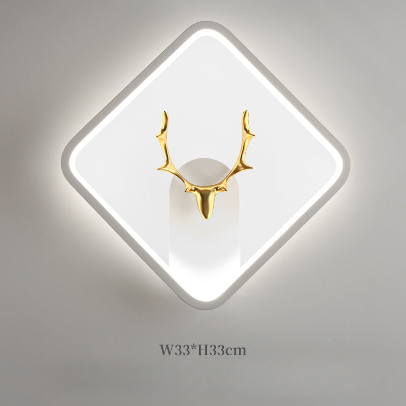 Modern Deer Wall Light, Wall Light for Bedroom