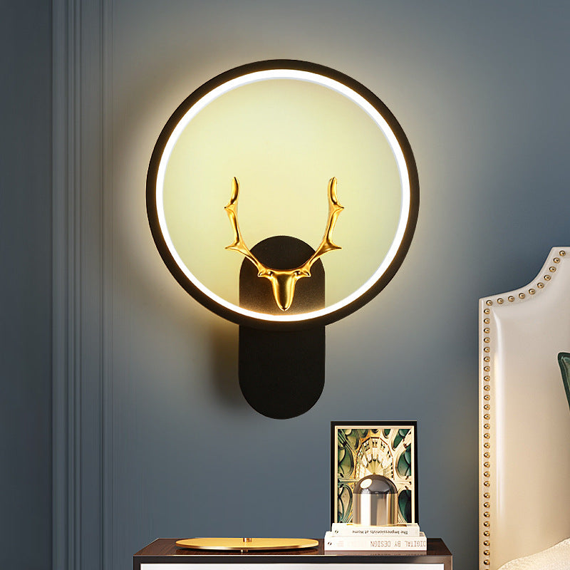 Modern Deer Wall Light, Wall Light for Bedroom