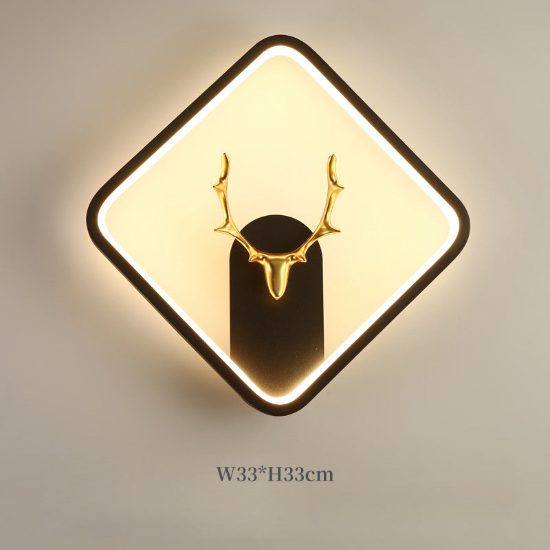 Modern Deer Wall Light, Wall Light for Bedroom