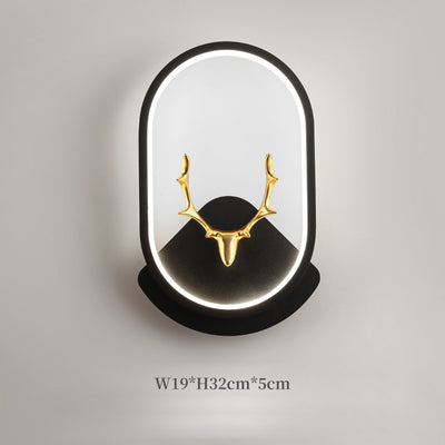 Modern Deer Wall Light, Wall Light for Bedroom