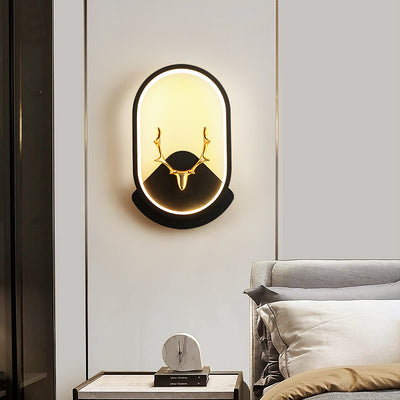 Modern Deer Wall Light, Wall Light for Bedroom