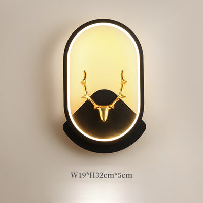 Modern Deer Wall Light, Wall Light for Bedroom