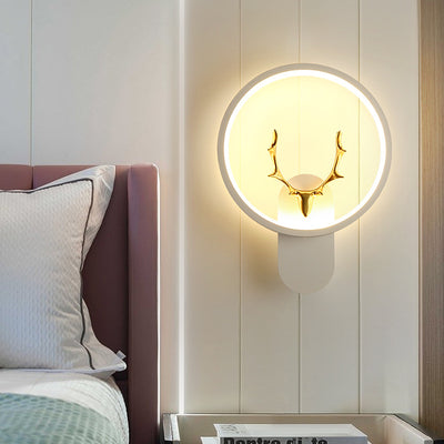 Modern Deer Wall Light, Wall Light for Bedroom