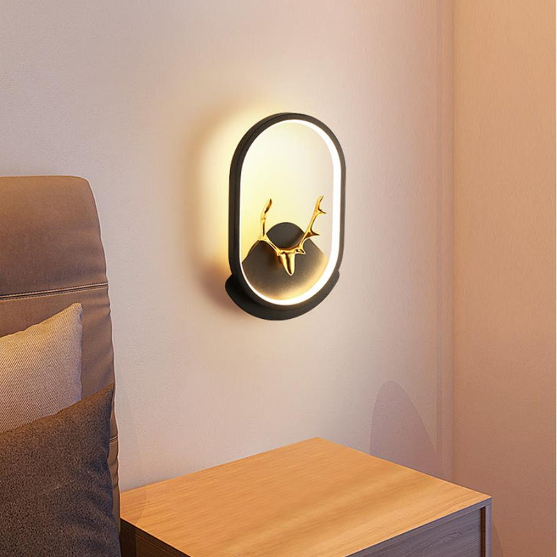 Modern Deer Wall Light, Wall Light for Bedroom