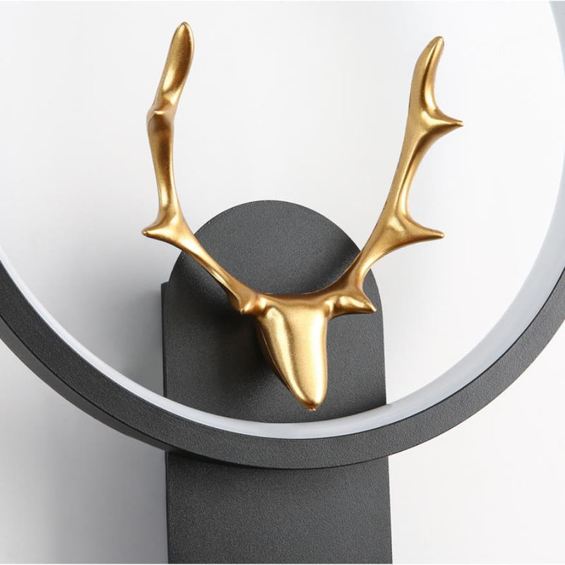 Modern Deer Wall Light, Wall Light for Bedroom