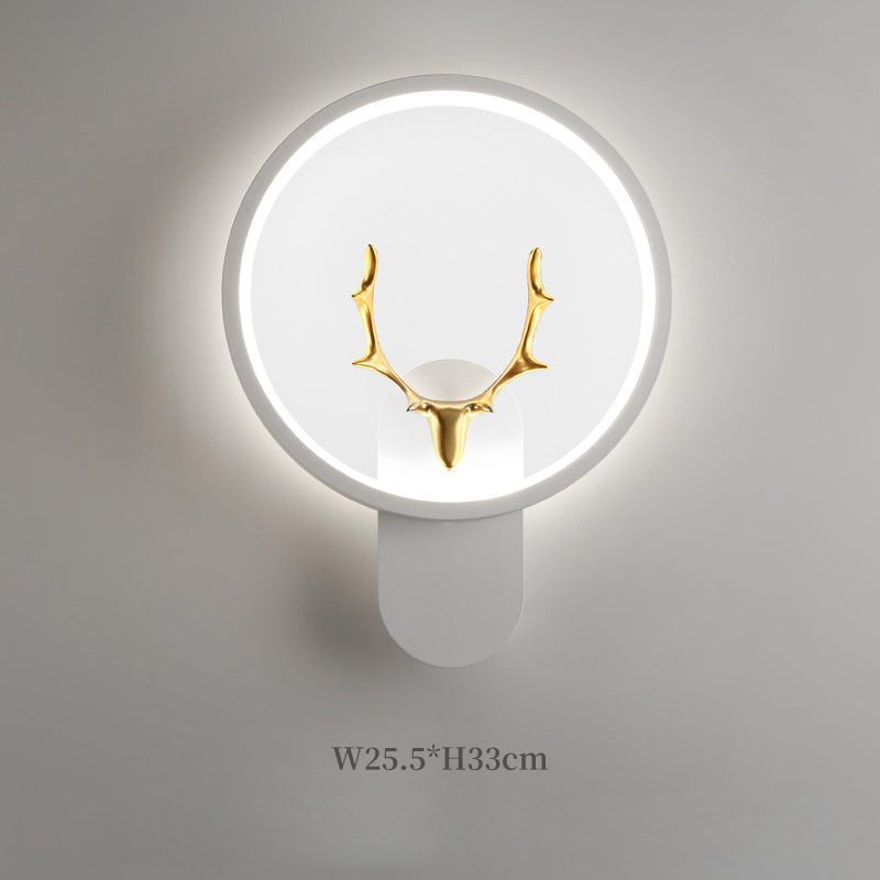 Modern Deer Wall Light, Wall Light for Bedroom