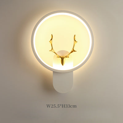 Modern Deer Wall Light, Wall Light for Bedroom