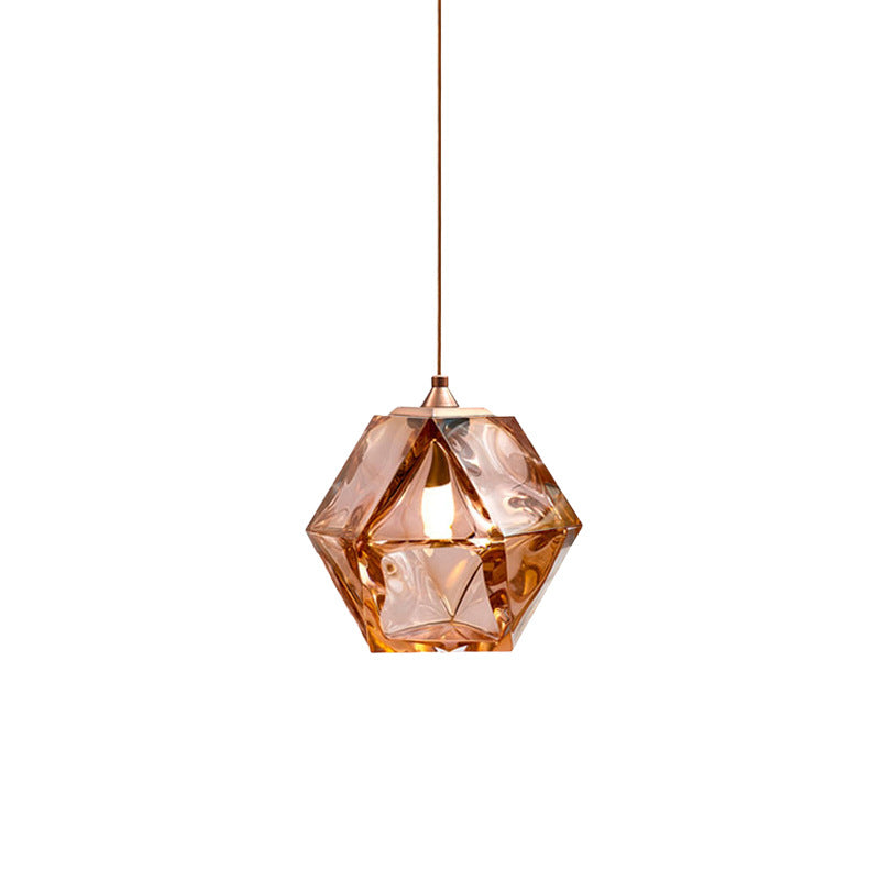 Modern Glass Hanging Light, Pendant Light for Dining Room