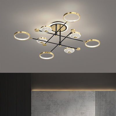 Modern Grid Ceiling Light, Living Room Ceiling Light