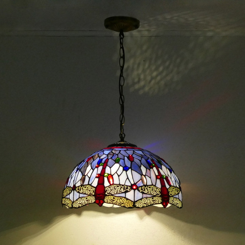 Modern Pendant Light, Glass Tiffany Lamp, Hallway Light