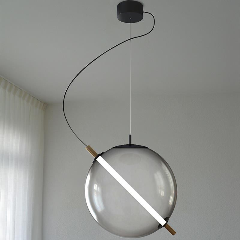 Modern Simple Pendant Glass Light, Bedroom Light, Dining Room Light