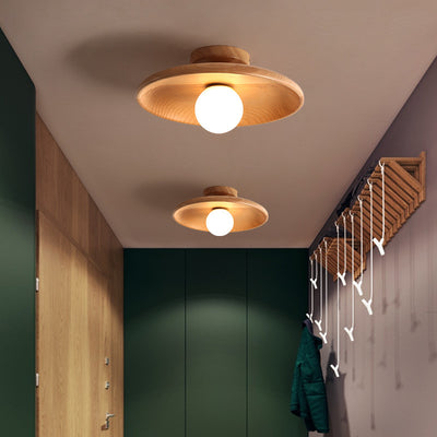 Modern Wooden Ceiling Light, Hallway Ceiling Light, Foyer Light