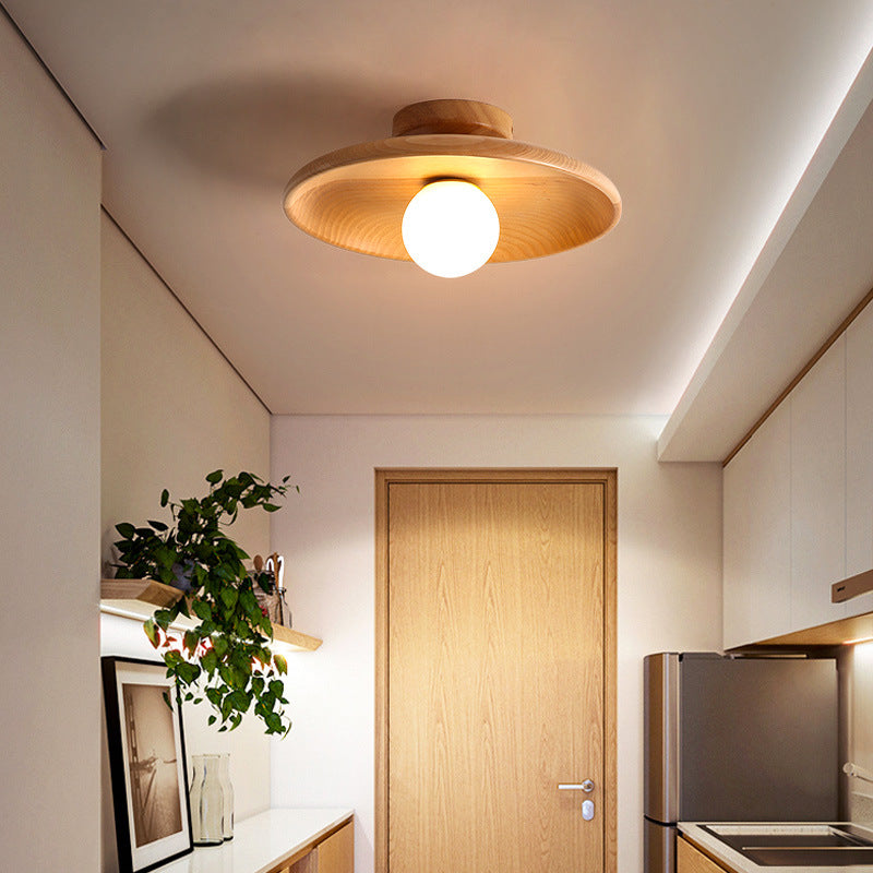 Modern Wooden Ceiling Light, Hallway Ceiling Light, Foyer Light