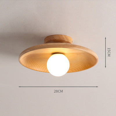 Modern Wooden Ceiling Light, Hallway Ceiling Light, Foyer Light