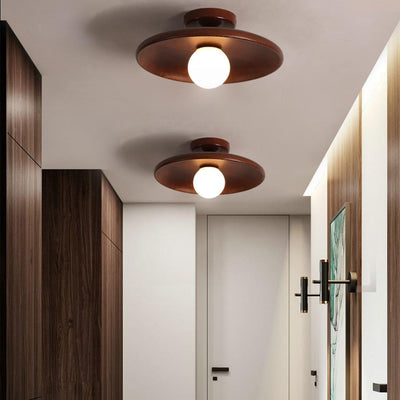 Modern Wooden Ceiling Light, Hallway Ceiling Light, Foyer Light