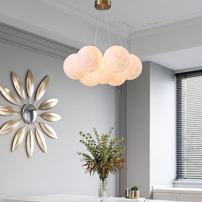 Moon Chandelier, Pendant for Living Room