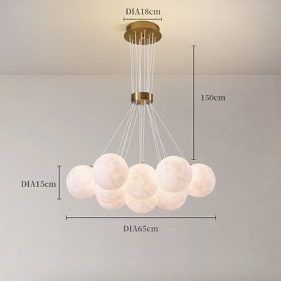 Moon Chandelier, Pendant for Living Room