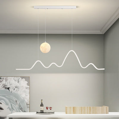 Moon Hanging Light, Pendant for Dining Room