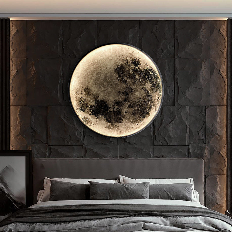 Moon Pendant Light, Living Room Light, Bedroom Light