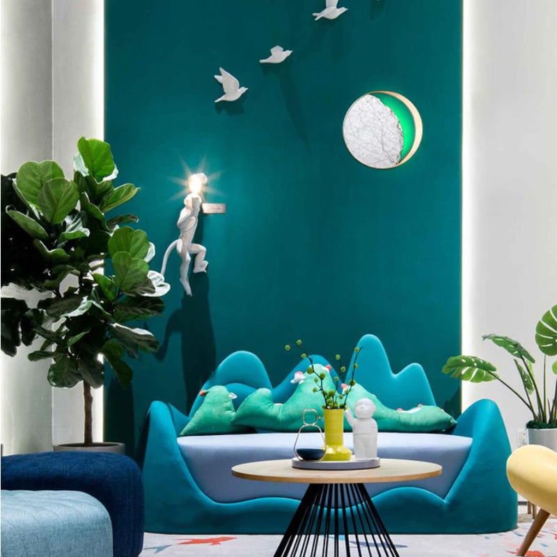 Moon Wall Light, Wall Light for Dining Room