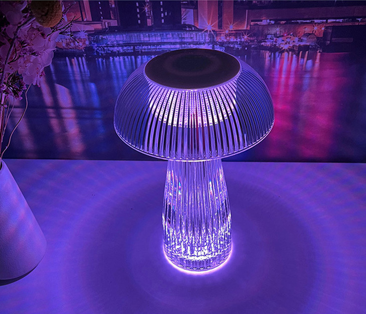 Mushroom Crystal Table Light, Diamond Table Light - Multicolour