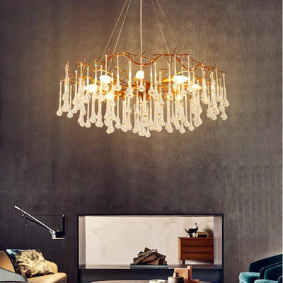 Nordic Crystal Chandelier, Pendant for Dining Room