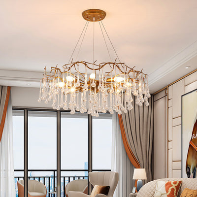 Nordic Crystal Chandelier, Pendant for Dining Room