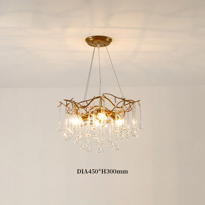 Nordic Crystal Chandelier, Pendant for Dining Room