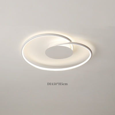 Nordic Heart Ceiling Light, Flush Mount Ceiling Fixture, Bedroom Ceiling Light