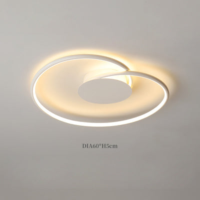 Nordic Heart Ceiling Light, Flush Mount Ceiling Fixture, Bedroom Ceiling Light