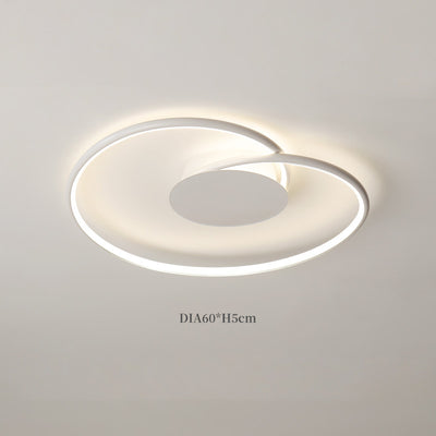 Nordic Heart Ceiling Light, Flush Mount Ceiling Fixture, Bedroom Ceiling Light