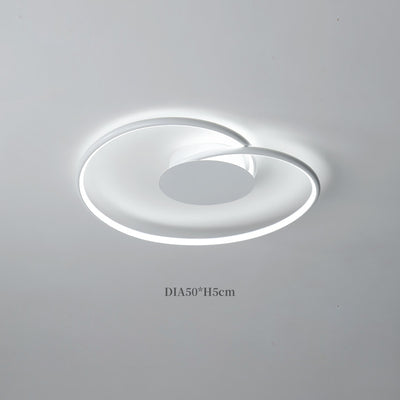 Nordic Heart Ceiling Light, Flush Mount Ceiling Fixture, Bedroom Ceiling Light