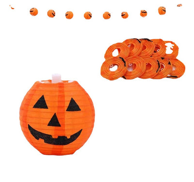 Halloween Pumpkin String Lights, Jack-O-Lantern Pumpkin Lights String Lights