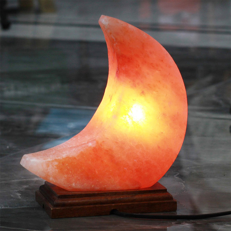 Salt Night Light, Moon Salt Light