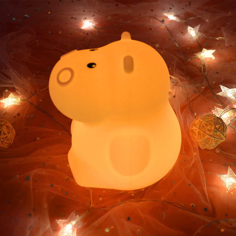 Hippo Night Light - Multicolour