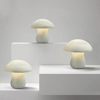 Mushroom Natural Marble Table Light