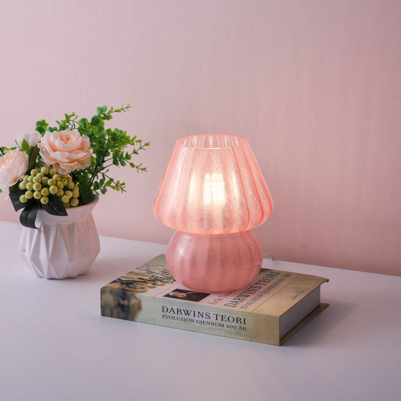 Mushroom Glass Night Light