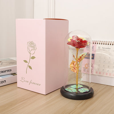 Forever Preserved  Rose In Dome, Flower Night Light